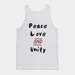 Peace Love and Unity Tank Top